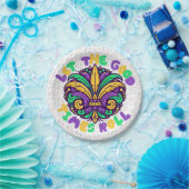 マルディグラ楽しい時を過転がごす ペーパープレート (パーティー)