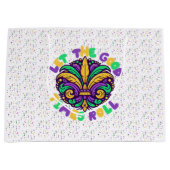 マルディグラ楽しい時を過転がごす ラージペーパーバッグ (正面)