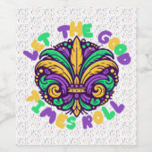 マルディグラ楽しい時を過転がごす ワインラベル (シングルラベル)