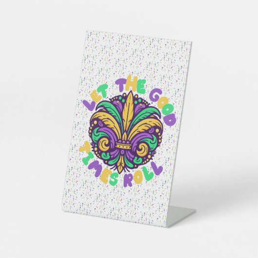 マルディグラ楽しい時を過転がごす 台座サイン (正面)