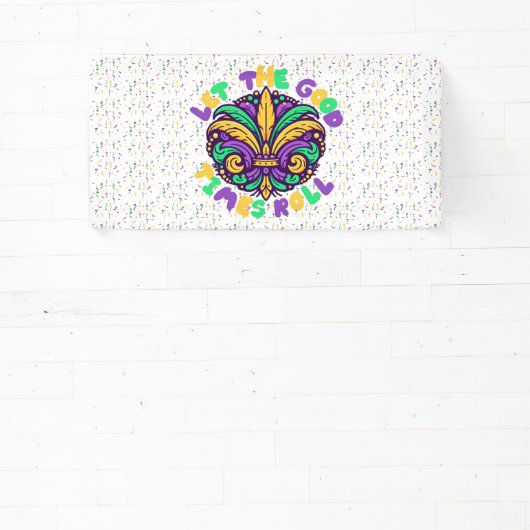 マルディグラ楽しい時を過転がごす 横断幕 (インサイチュ)