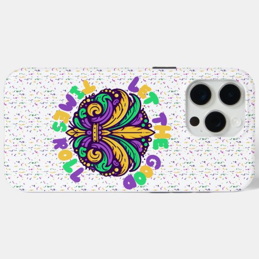 マルディグラ楽しい時を過転がごす Case-Mate iPhoneケース (裏面 (横))