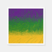 マルディグラ絵を描ス スタンダードカクテルナプキン (正面)