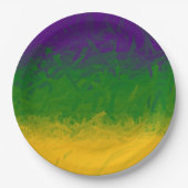 マルディグラ絵を描ス ペーパープレート (正面)