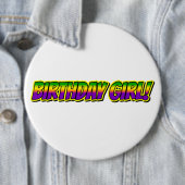 マルディグラ誕生日ガール！ 缶バッジ (インサイチュ)