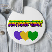 マルディグラ誕生日ガール！ 缶バッジ (インサイチュ)