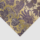 マルディグラ金ゴールドと紫のマスク 薄葉紙 (詳細)