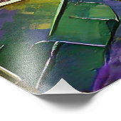 マルディグラ金ゴールド&セラミッカラフルクフェザーマスク フォトプリント            (角)