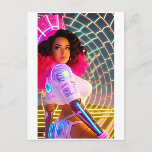 マルディグラ銀河系クイーン ポストカード (正面)