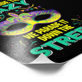 マルディグラ隠さない熱狂する フォトプリント            (角)