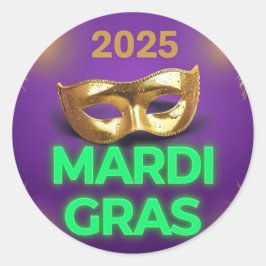 マルディグラ2025ステッカーシート ラウンドシール