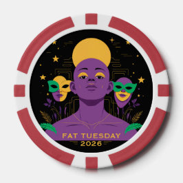 マルディグラ2026にぴったり ポーカーチップ