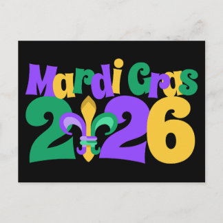 マルディグラ2026フルールドリス シーズンポストカード