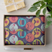 マルディグラ |カーニバルパーティー顔マスクパターン 薄葉紙 (ギフト)