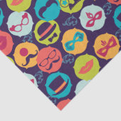 マルディグラ |カーニバルパーティー顔マスクパターン 薄葉紙 (詳細)