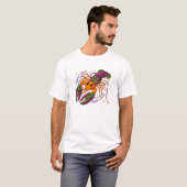 マルディグラ カーニバル 慶典の雰囲気 Tシャツ (正面フル)