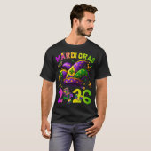 マルディグラ カーニバル 2026年 小丑 Tシャツ (正面フル)