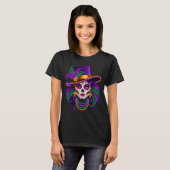 マルディグラ コスチューム シュガースカル Tシャツ (正面フル)