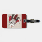 マルディグラ+ジェスター・マスク ヴェネツィア・カーニバル ラゲッジタグ (裏面横)
