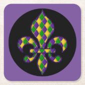 マルディグラ スクエアペーパーコースター (正面)