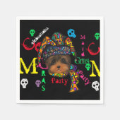 マルディグラ スタンダードカクテルナプキン (正面)