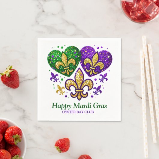 マルディグラ スタンダードカクテルナプキン (インサイチュ)