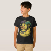 マルディグラ ダック ラバー ダッキー コスチューム ルイジアナ レ Tシャツ (正面フル)