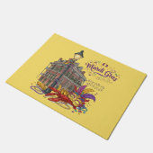 マルディグラ ドアマット (アングル)