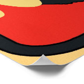 マルディグラ、ニューオーリンズ、チャットノワール、 ポスター (角)