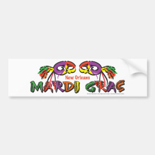 マルディグラ バンパーステッカー