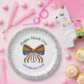 マルディグラ ペーパープレート (パーティー)