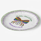 マルディグラ ペーパープレート (アングル)