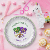 マルディグラ ペーパープレート (パーティー)