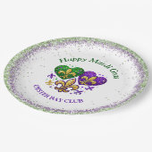 マルディグラ ペーパープレート (アングル)