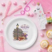 マルディグラ ペーパープレート (パーティー)