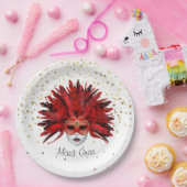 マルディグラ ペーパープレート (パーティー)