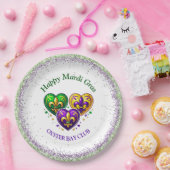 マルディグラ ペーパープレート (パーティー)