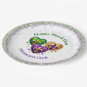 マルディグラ ペーパープレート (アングル)