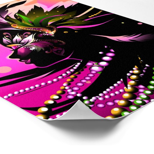 マルディグラ ポスター (角)