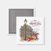 マルディグラ マグネット (正面/裏面)