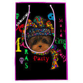 マルディグラ ミディアムペーパーバッグ (正面)