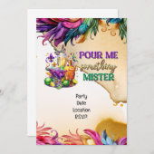 マルディグラ 招待状 (正面/裏面)