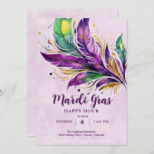 マルディグラ 招待状 (正面/裏面)