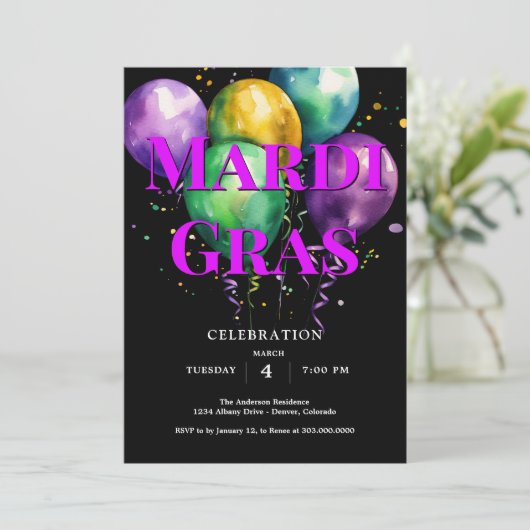 マルディグラ 招待状 (スタンド正面)