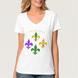 マルディグラ（紋章の）フラ・ダ・リTシャツ Tシャツ