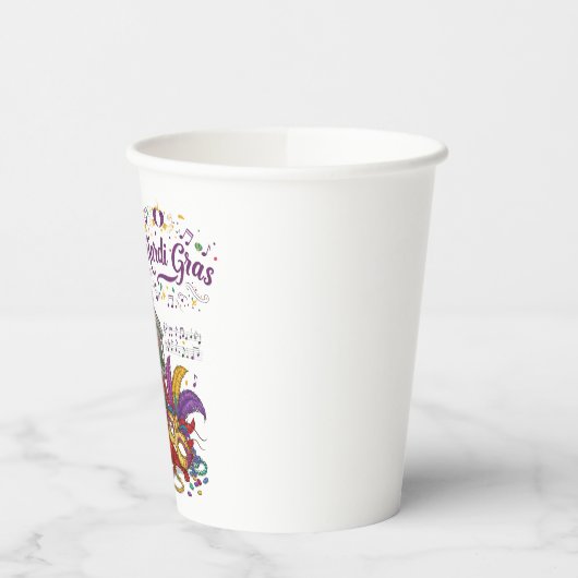 マルディグラ 紙コップ (左)