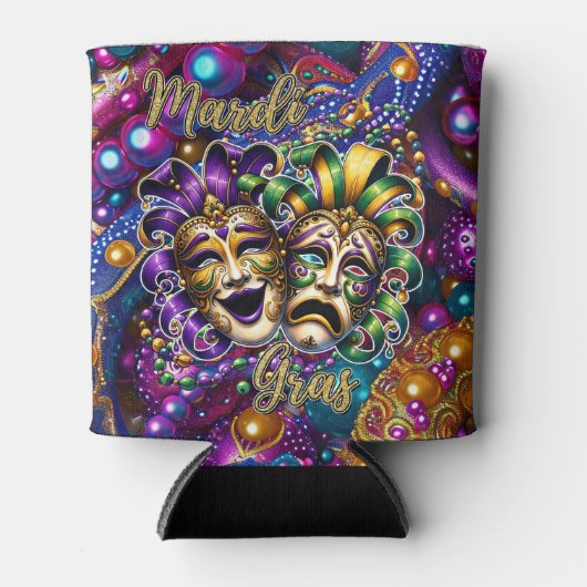 マルディグラ 缶クーラー (正面)