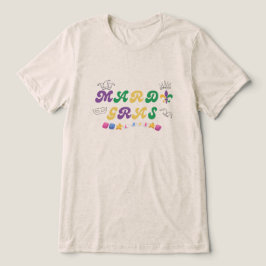 マルディグラ(謝肉祭)のお祝いの愛 トライブレンドTシャツ
