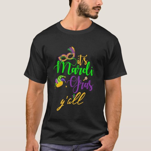 マルディグラ 青少年 少年 少年 男性 女性 マルディグラ Tシャツ (正面)