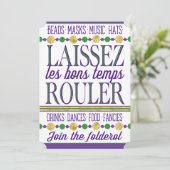 マルディグラ | Laissez Les Bongtemps Rouler 招待状 (スタンド正面)